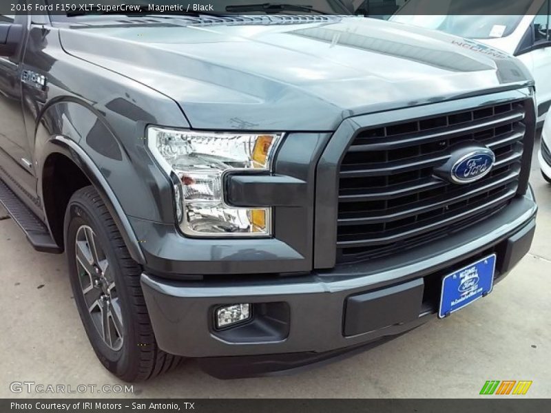 Magnetic / Black 2016 Ford F150 XLT SuperCrew
