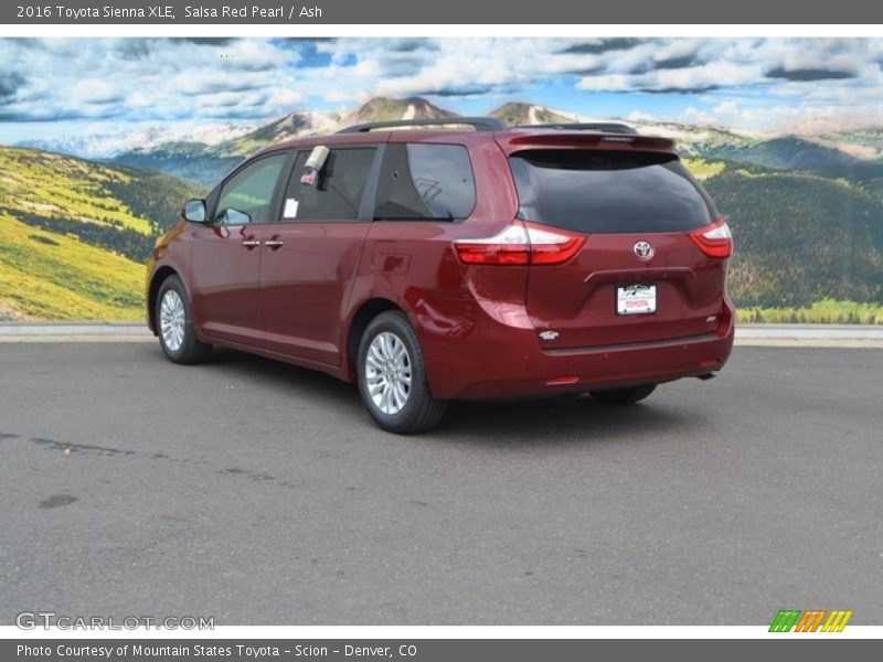 Salsa Red Pearl / Ash 2016 Toyota Sienna XLE