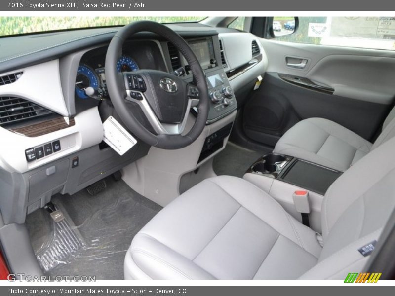 Salsa Red Pearl / Ash 2016 Toyota Sienna XLE