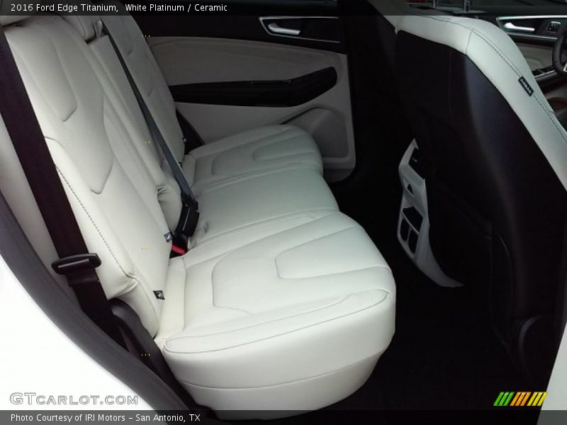 White Platinum / Ceramic 2016 Ford Edge Titanium