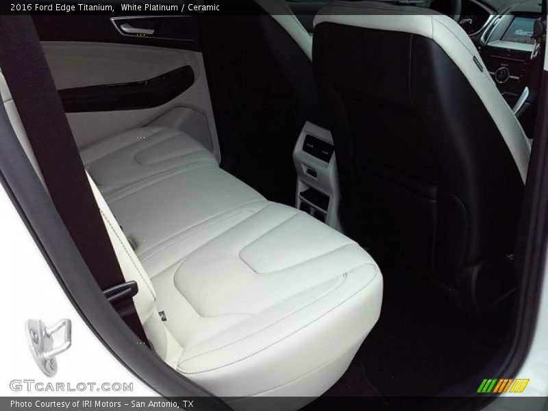 White Platinum / Ceramic 2016 Ford Edge Titanium