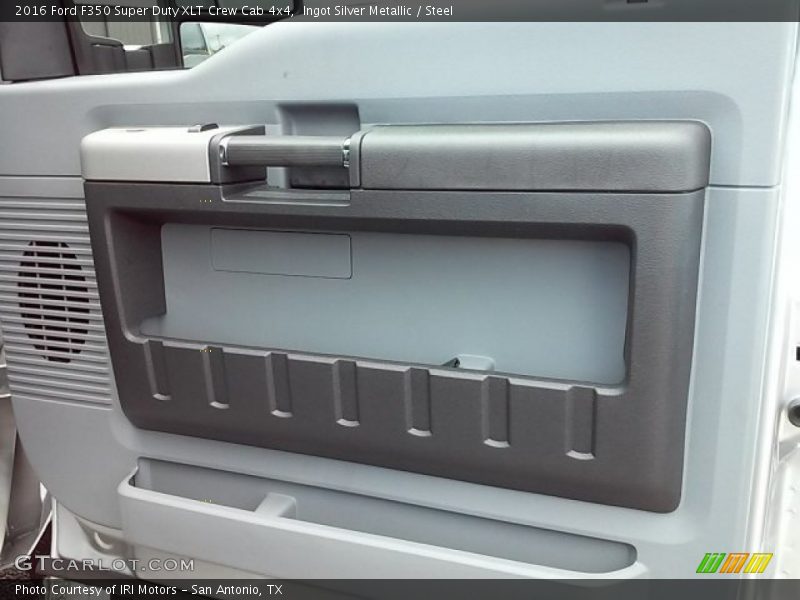 Ingot Silver Metallic / Steel 2016 Ford F350 Super Duty XLT Crew Cab 4x4