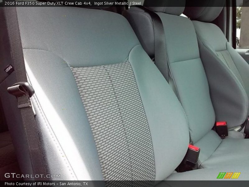 Ingot Silver Metallic / Steel 2016 Ford F350 Super Duty XLT Crew Cab 4x4