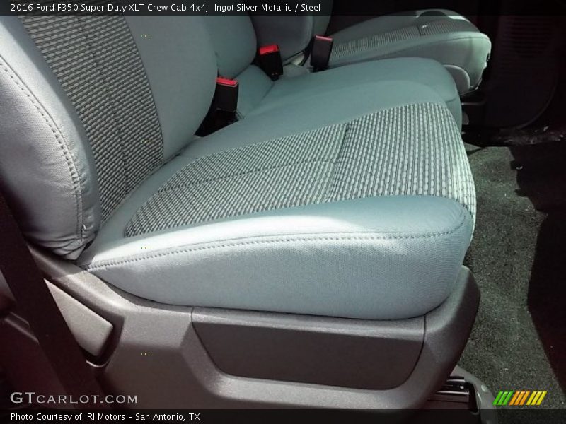 Ingot Silver Metallic / Steel 2016 Ford F350 Super Duty XLT Crew Cab 4x4