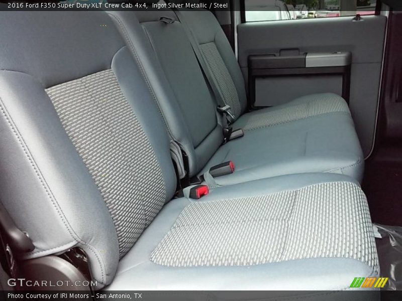 Ingot Silver Metallic / Steel 2016 Ford F350 Super Duty XLT Crew Cab 4x4