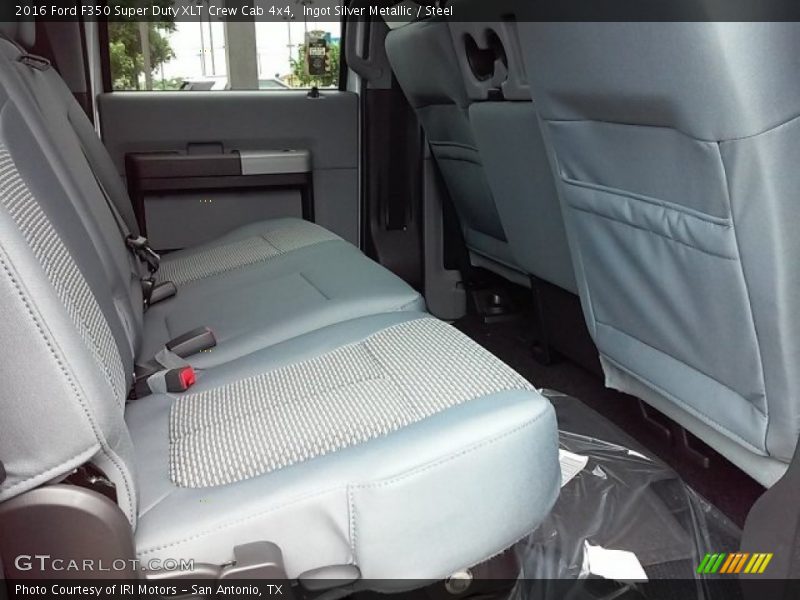 Ingot Silver Metallic / Steel 2016 Ford F350 Super Duty XLT Crew Cab 4x4