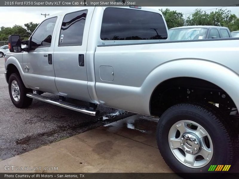 Ingot Silver Metallic / Steel 2016 Ford F350 Super Duty XLT Crew Cab 4x4