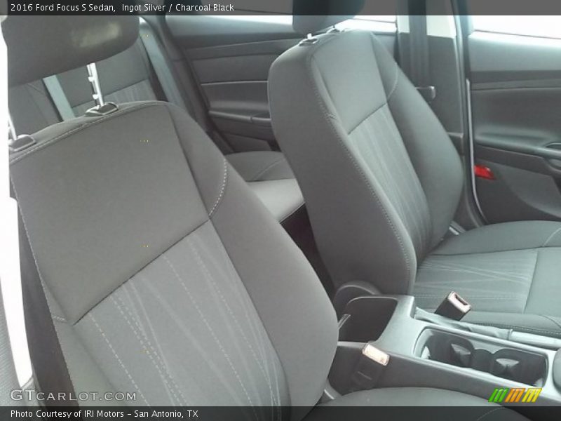 Ingot Silver / Charcoal Black 2016 Ford Focus S Sedan