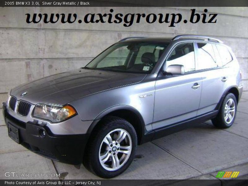 Silver Gray Metallic / Black 2005 BMW X3 3.0i
