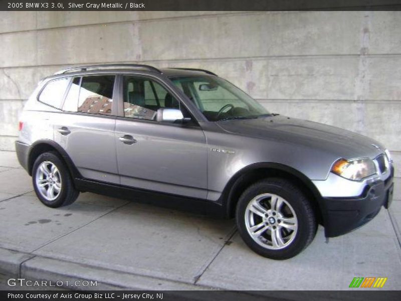 Silver Gray Metallic / Black 2005 BMW X3 3.0i