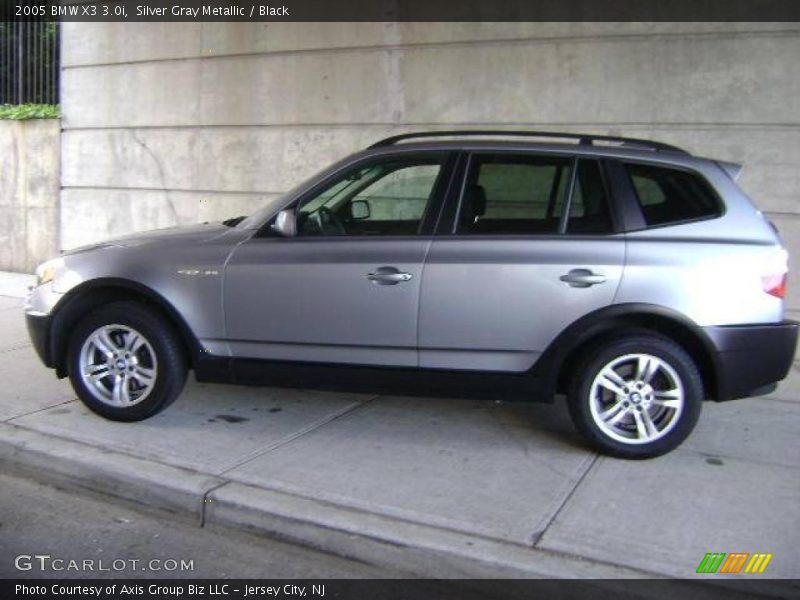 Silver Gray Metallic / Black 2005 BMW X3 3.0i