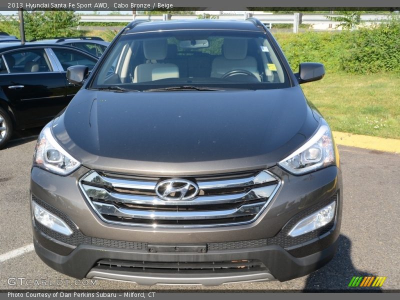 Cabo Bronze / Beige 2013 Hyundai Santa Fe Sport AWD