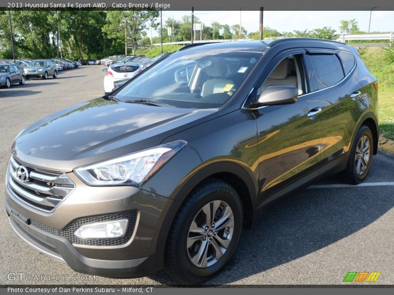 Cabo Bronze / Beige 2013 Hyundai Santa Fe Sport AWD