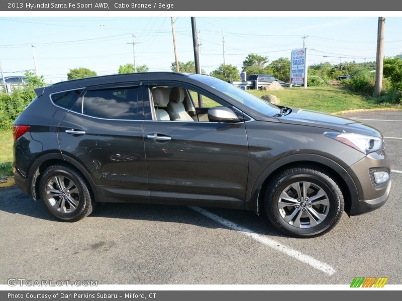 Cabo Bronze / Beige 2013 Hyundai Santa Fe Sport AWD