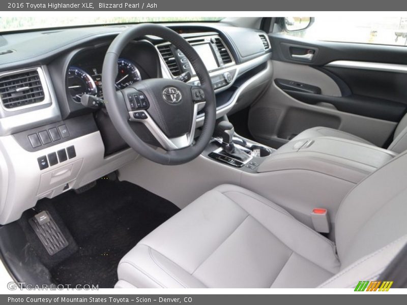 Blizzard Pearl / Ash 2016 Toyota Highlander XLE