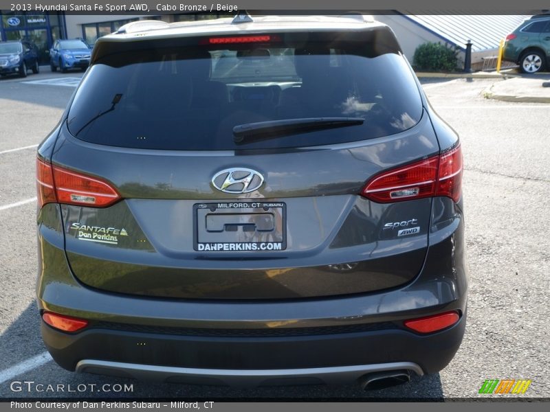 Cabo Bronze / Beige 2013 Hyundai Santa Fe Sport AWD