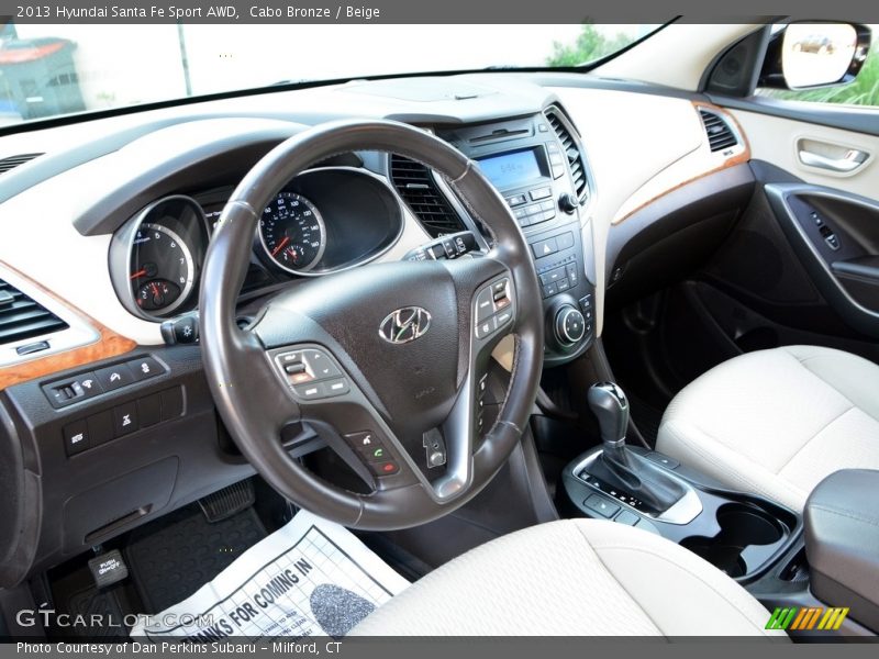 Cabo Bronze / Beige 2013 Hyundai Santa Fe Sport AWD