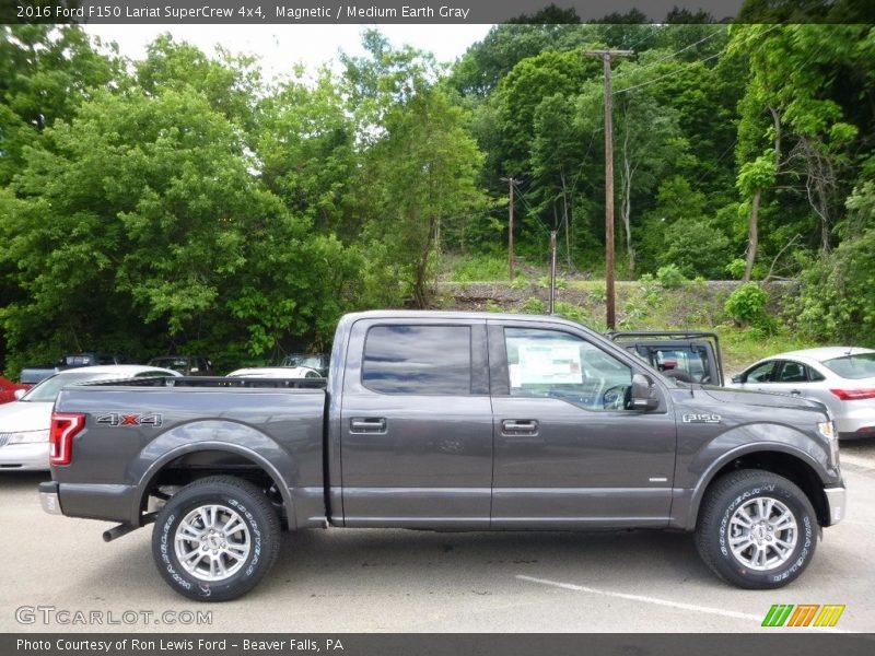 Magnetic / Medium Earth Gray 2016 Ford F150 Lariat SuperCrew 4x4