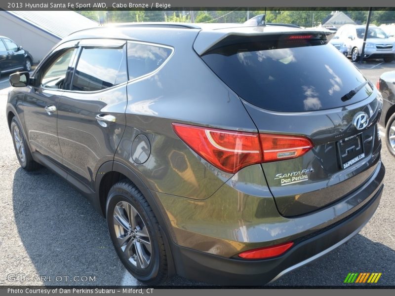 Cabo Bronze / Beige 2013 Hyundai Santa Fe Sport AWD