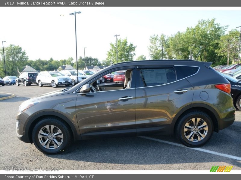 Cabo Bronze / Beige 2013 Hyundai Santa Fe Sport AWD