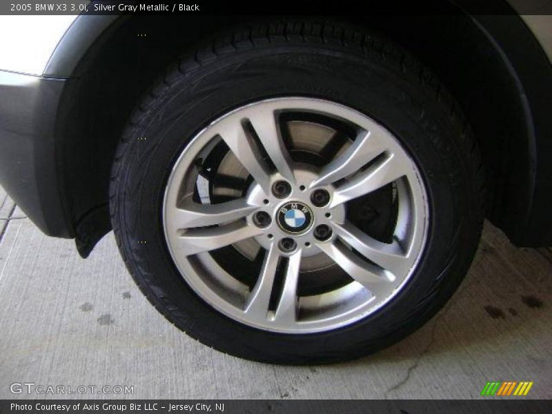 Silver Gray Metallic / Black 2005 BMW X3 3.0i