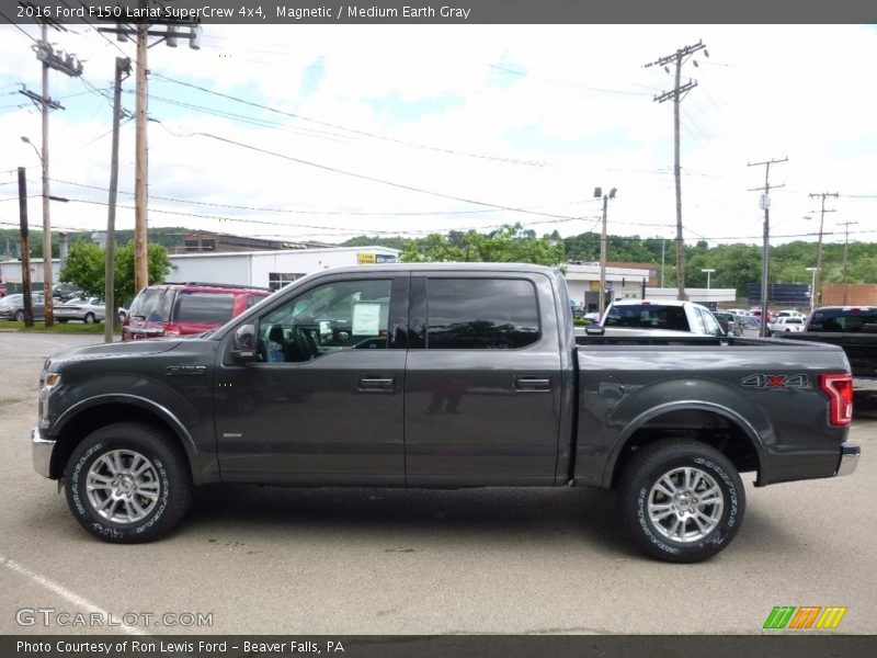 Magnetic / Medium Earth Gray 2016 Ford F150 Lariat SuperCrew 4x4