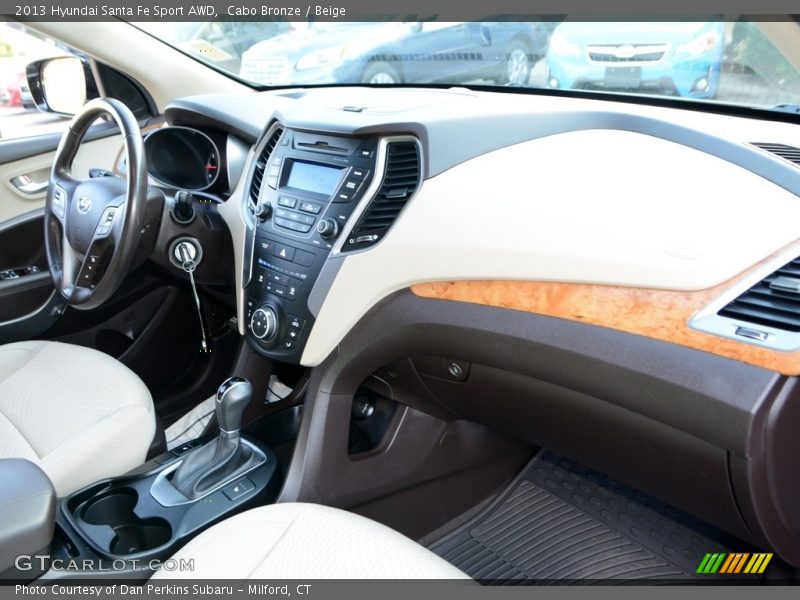 Cabo Bronze / Beige 2013 Hyundai Santa Fe Sport AWD