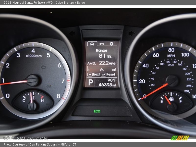 Cabo Bronze / Beige 2013 Hyundai Santa Fe Sport AWD