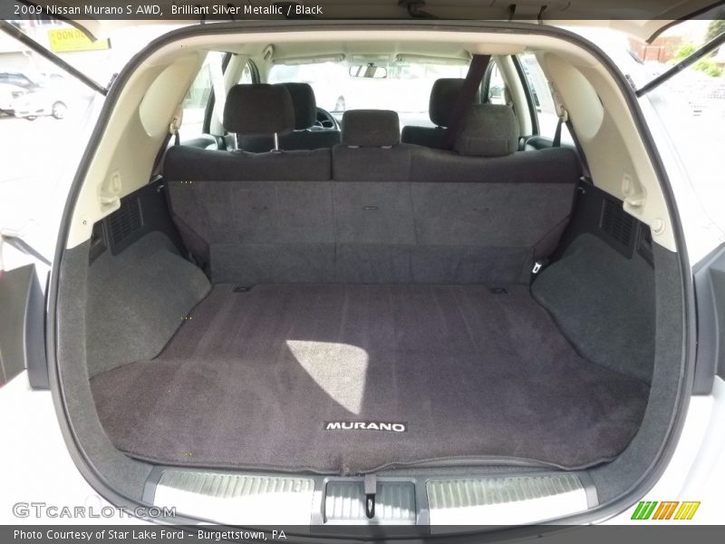 Brilliant Silver Metallic / Black 2009 Nissan Murano S AWD