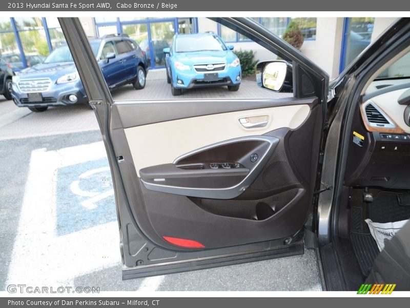 Cabo Bronze / Beige 2013 Hyundai Santa Fe Sport AWD