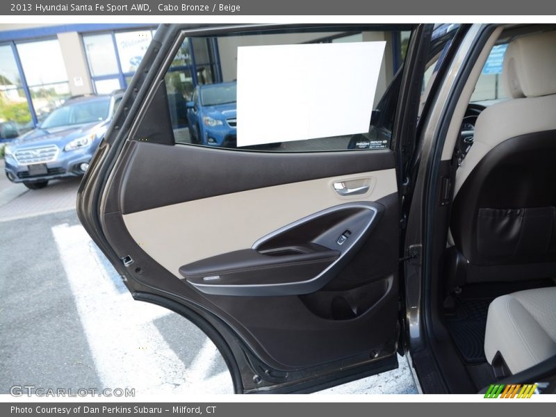 Cabo Bronze / Beige 2013 Hyundai Santa Fe Sport AWD