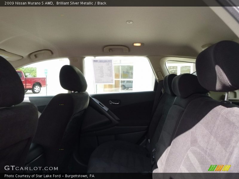 Brilliant Silver Metallic / Black 2009 Nissan Murano S AWD