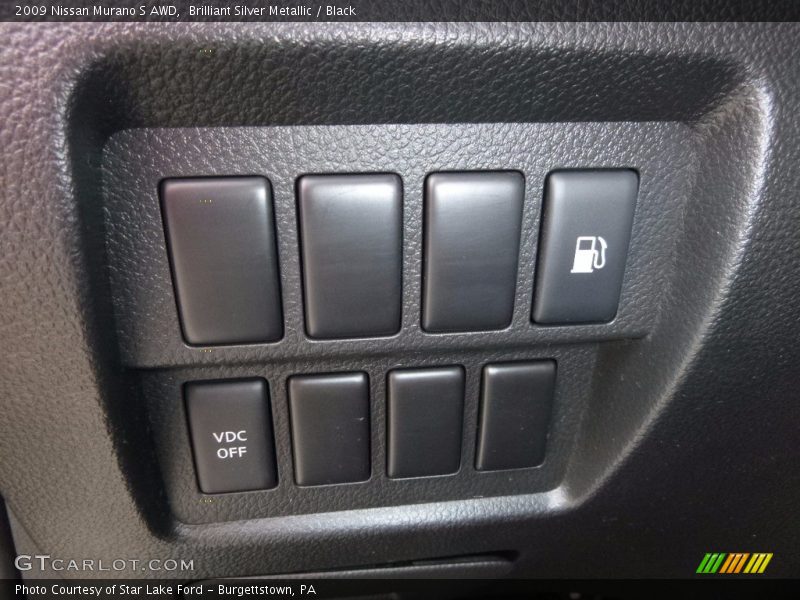 Brilliant Silver Metallic / Black 2009 Nissan Murano S AWD