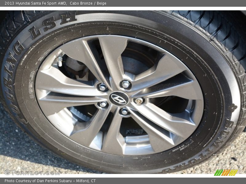 Cabo Bronze / Beige 2013 Hyundai Santa Fe Sport AWD