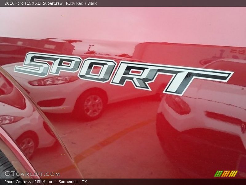 Ruby Red / Black 2016 Ford F150 XLT SuperCrew