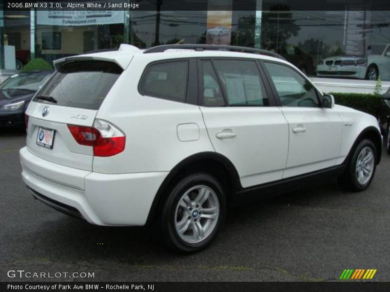 Alpine White / Sand Beige 2006 BMW X3 3.0i