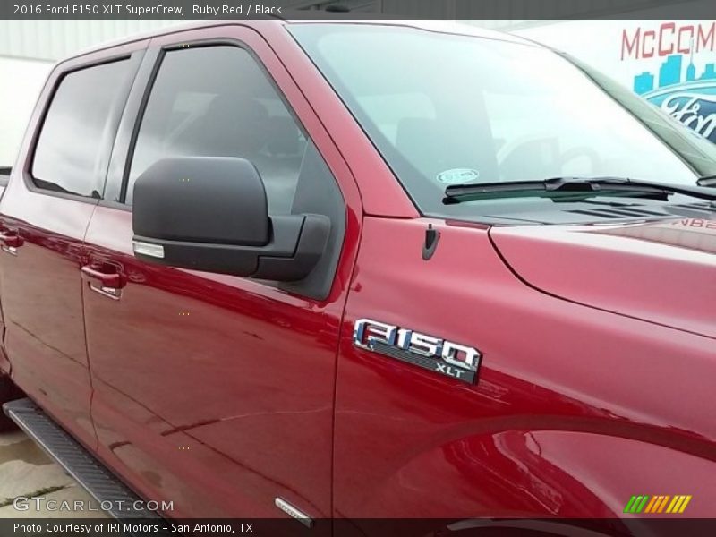 Ruby Red / Black 2016 Ford F150 XLT SuperCrew