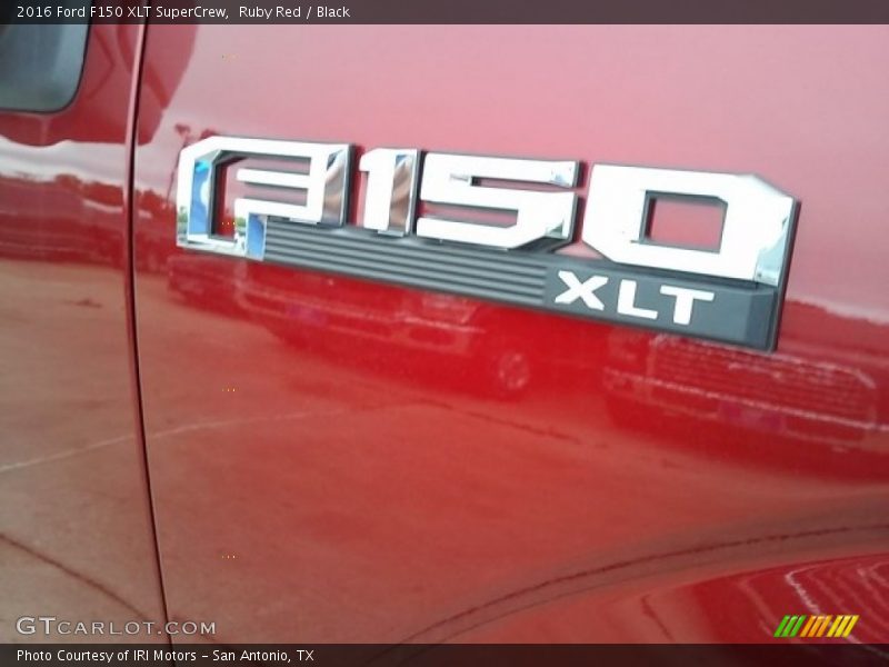 Ruby Red / Black 2016 Ford F150 XLT SuperCrew