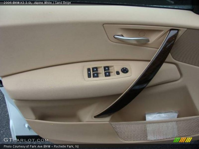 Alpine White / Sand Beige 2006 BMW X3 3.0i