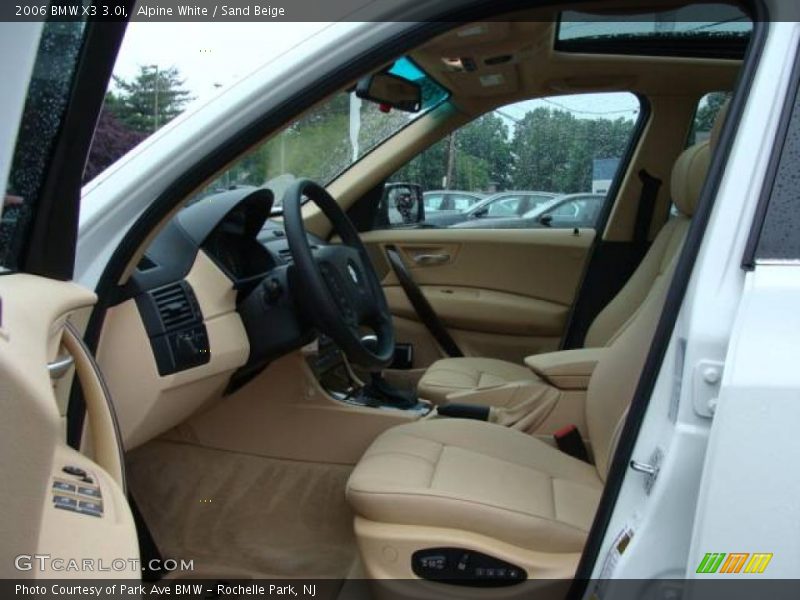 Alpine White / Sand Beige 2006 BMW X3 3.0i