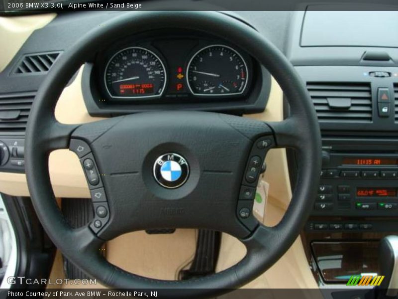 Alpine White / Sand Beige 2006 BMW X3 3.0i