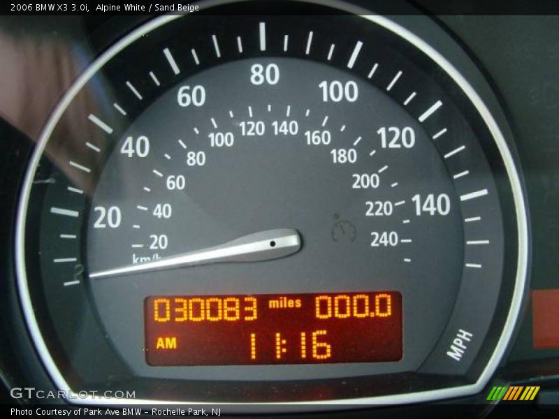 Alpine White / Sand Beige 2006 BMW X3 3.0i