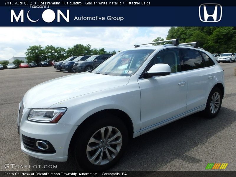 Glacier White Metallic / Pistachio Beige 2015 Audi Q5 2.0 TFSI Premium Plus quattro