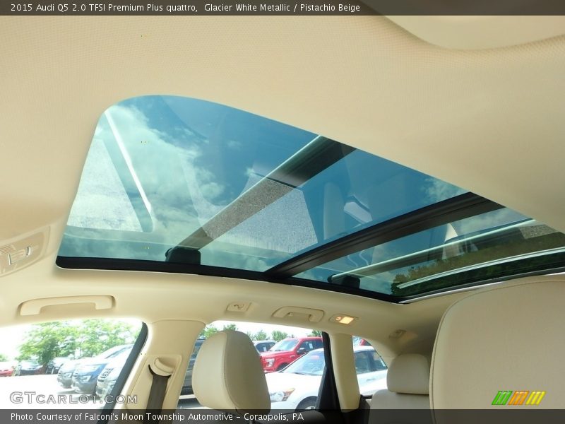 Glacier White Metallic / Pistachio Beige 2015 Audi Q5 2.0 TFSI Premium Plus quattro