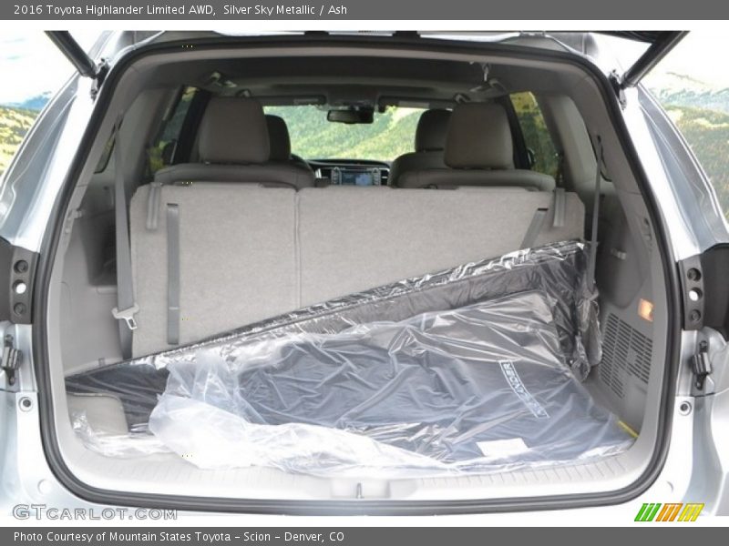 Silver Sky Metallic / Ash 2016 Toyota Highlander Limited AWD