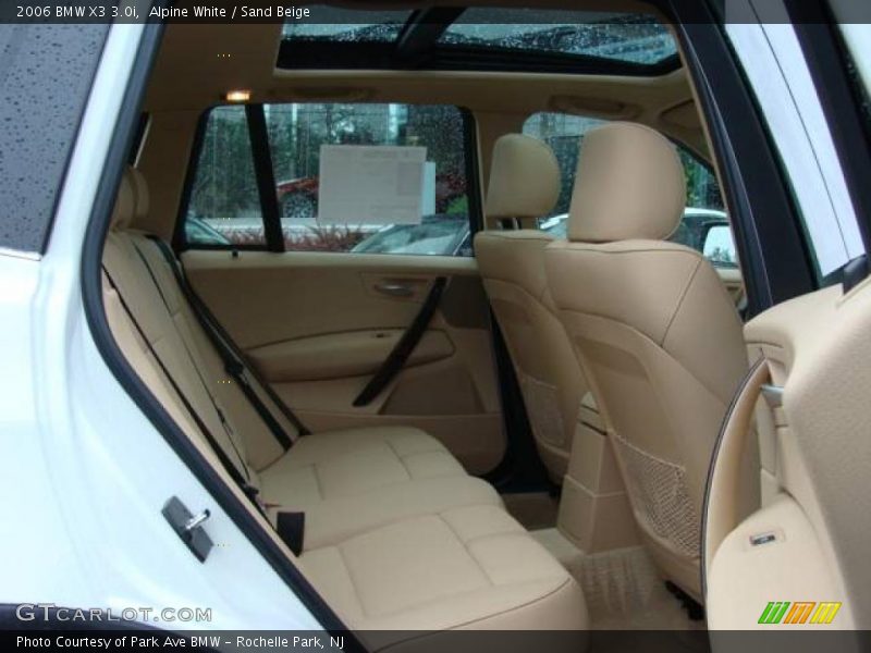 Alpine White / Sand Beige 2006 BMW X3 3.0i