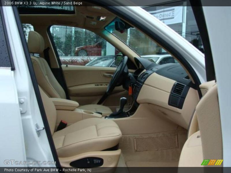 Alpine White / Sand Beige 2006 BMW X3 3.0i