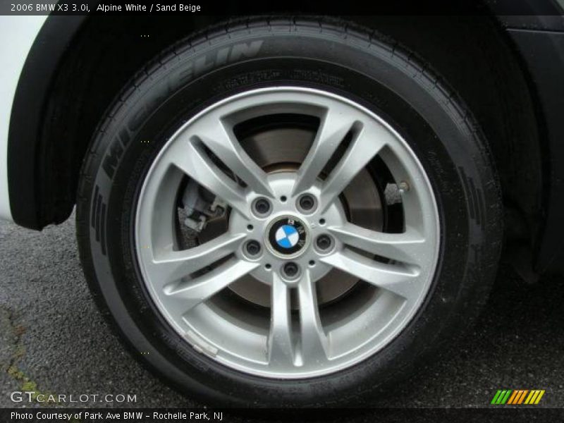 Alpine White / Sand Beige 2006 BMW X3 3.0i