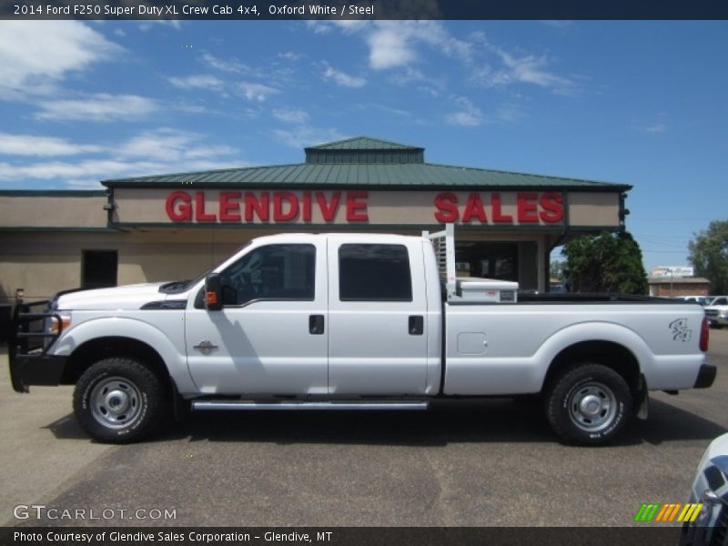 Oxford White / Steel 2014 Ford F250 Super Duty XL Crew Cab 4x4