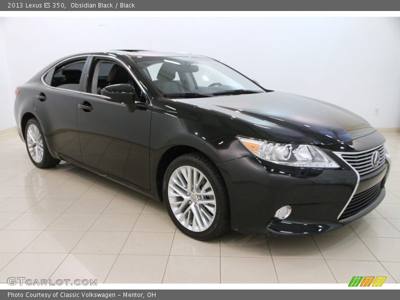 Obsidian Black / Black 2013 Lexus ES 350